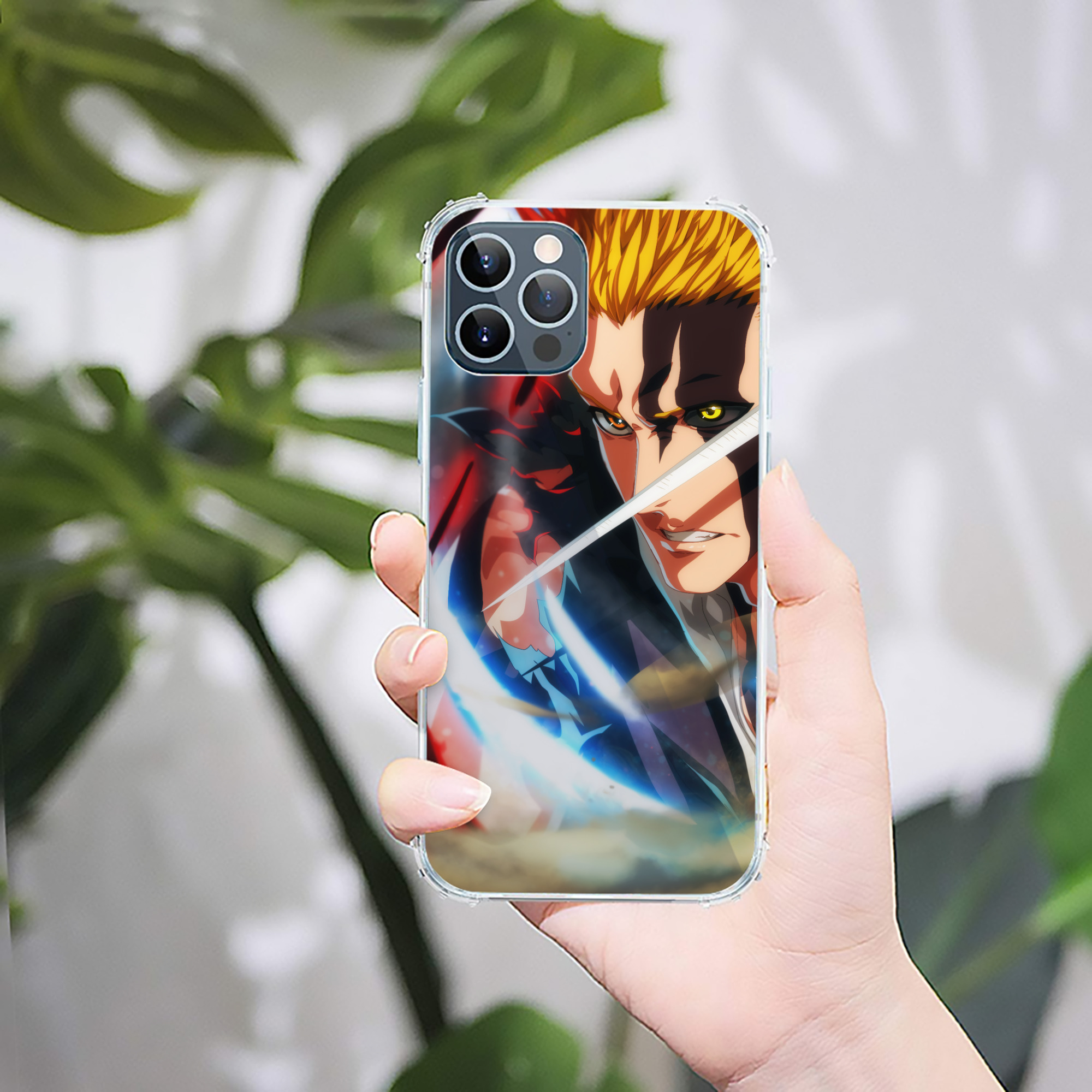 （画像用） ブリーチ BLEACH 【iPhone 12シリーズ対応】透明スマホケース（クリアソフトケース）